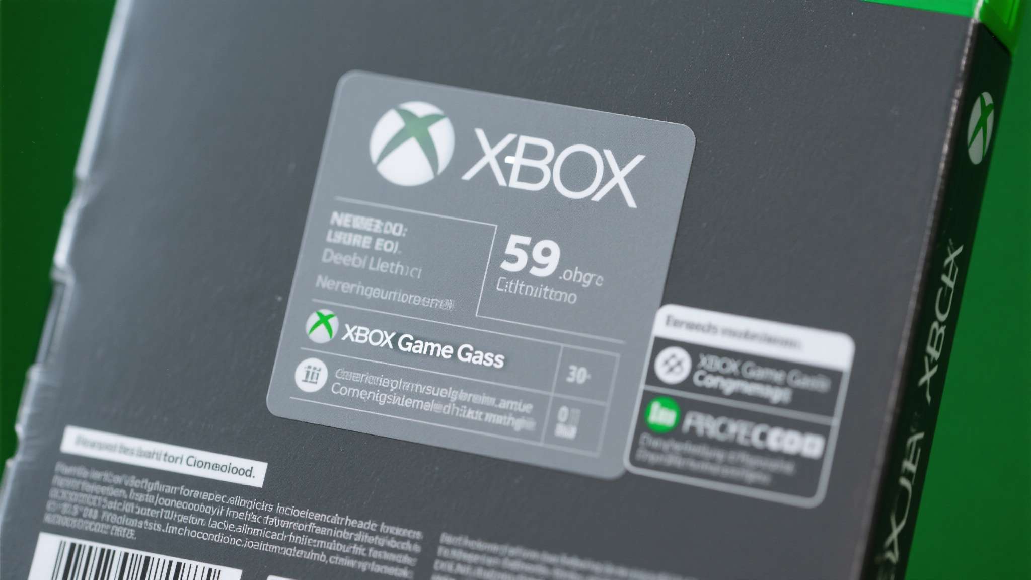 xbox破解游戏资源 这类灰色标签通常印制在Xbox实体游戏盒装的正面或背面,以统一的深灰色底色呈现,